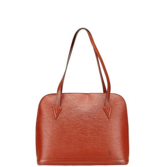 LOUIS VUITTON Authentic Brown Leather Shoulder Bag main image 11